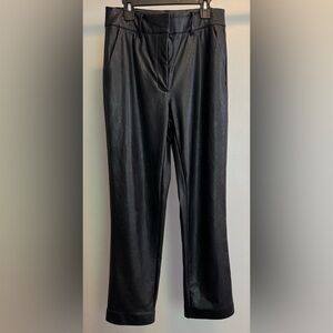 Commando Black Faux Leather Trouser